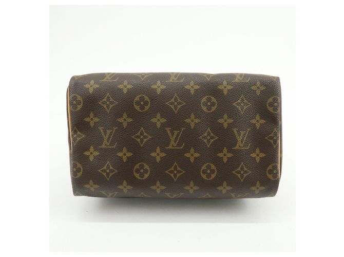 Louis Vuitton Monogram Speedy 25 Boston Bag Hand Bag Brown M41528 - vista 5
