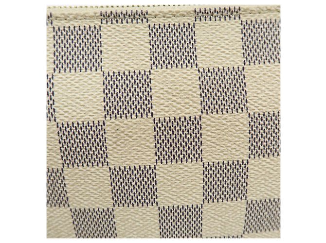 Louis Vuitton Damier Azur Pochette Accessoires Hand Bag Pouch N41207 - vista 20
