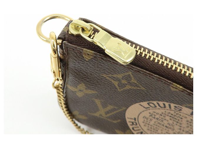 Louis Vuitton Monogram T&B Mini Pochette Accessoires Hand Bag M60153 - vista 19