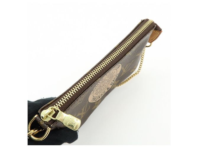 Louis Vuitton Monogram T&B Mini Pochette Accessoires Hand Bag M60153 - vista 20