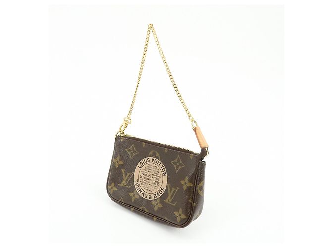 Louis Vuitton Monogram T&B Mini Pochette Accessoires Hand Bag M60153 - vista 3