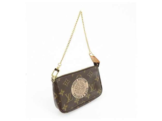 Louis Vuitton Monogram T&B Mini Pochette Accessoires Hand Bag M60153 - vista 4