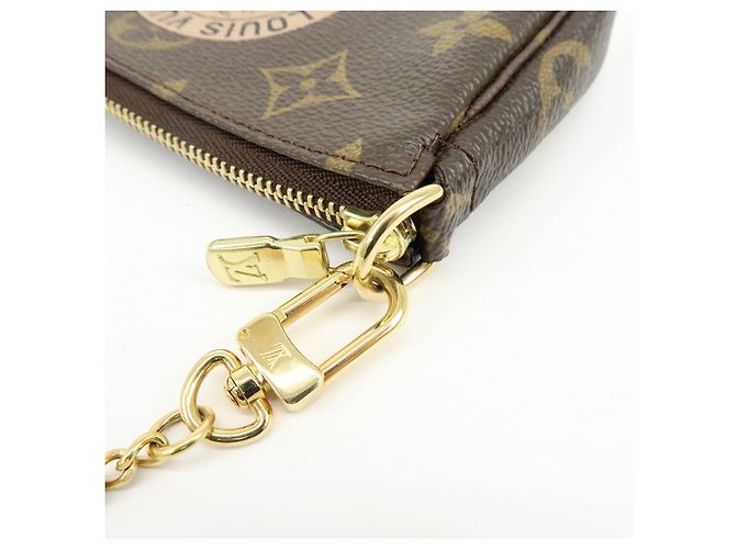 Louis Vuitton Monogram T&B Mini Pochette Accessoires Hand Bag M60153 - vista 8