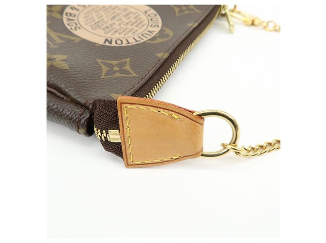 Louis Vuitton Monogram T&B Mini Pochette Accessoires Hand Bag M60153 - vista 9