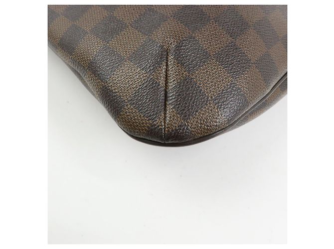 Borsa a tracolla Louis Vuitton Damier Bloomsbury PM Marrone N42251 - vista 12