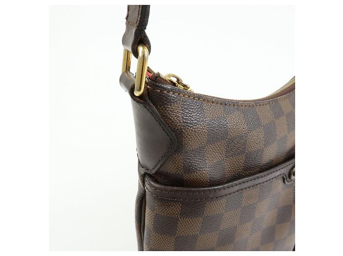 Borsa a tracolla Louis Vuitton Damier Bloomsbury PM Marrone N42251 - vista 15