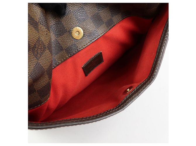 Borsa a tracolla Louis Vuitton Damier Bloomsbury PM Marrone N42251 - vista 18