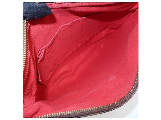 Borsa a tracolla Louis Vuitton Damier Bloomsbury PM Marrone N42251 - vista 20