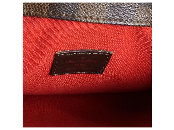 Borsa a tracolla Louis Vuitton Damier Bloomsbury PM Marrone N42251 - vista 23