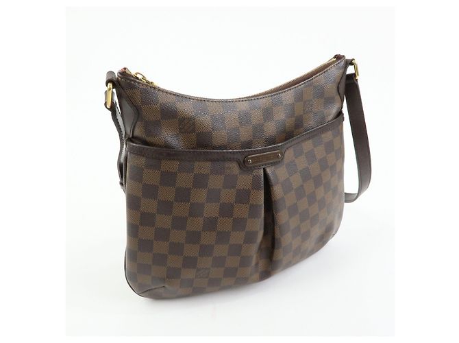 Borsa a tracolla Louis Vuitton Damier Bloomsbury PM Marrone N42251 - vista 4