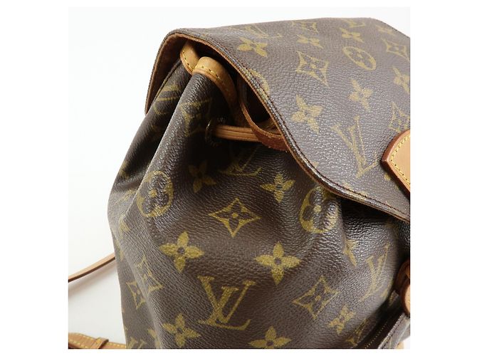 Zaino Louis Vuitton Monogram Montsouris MM Brown M51136 - vista 14