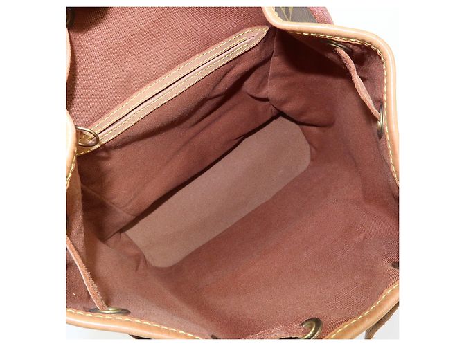 Zaino Louis Vuitton Monogram Montsouris MM Brown M51136 - vista 20