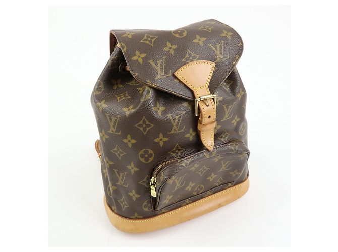 Zaino Louis Vuitton Monogram Montsouris MM Brown M51136 - vista 4