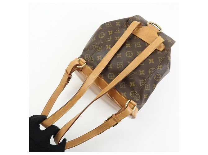 Zaino Louis Vuitton Monogram Montsouris MM Brown M51136 - vista 6