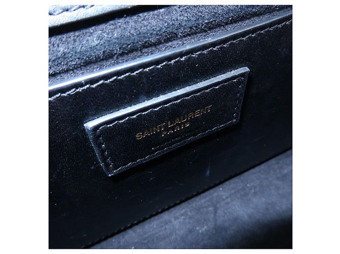 Autre Marque SAINT LAURENT PARIS Borsa a tracolla in pelle con catena Nera 474366 - vista 24