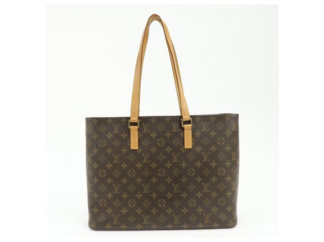 Borsa Tote Louis Vuitton Monogram Luco Borsa a Tracolla Marrone M51155 - vista 2