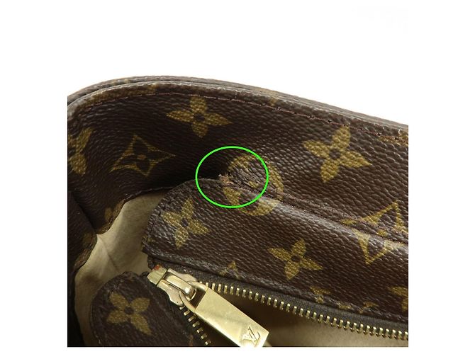 Borsa Tote Louis Vuitton Monogram Luco Borsa a Tracolla Marrone M51155 - vista 20