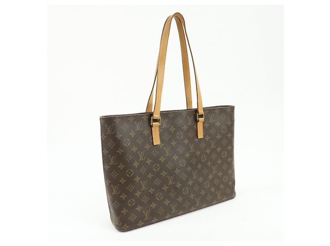 Borsa Tote Louis Vuitton Monogram Luco Borsa a Tracolla Marrone M51155 - vista 4