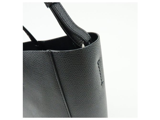 Céline CELINE Borsa 2Way Vertical Cabas in pelle Borsa a mano Borsa a spalla Nero - vista 16
