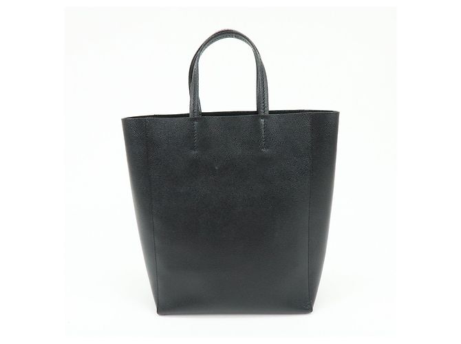 Céline CELINE Borsa 2Way Vertical Cabas in pelle Borsa a mano Borsa a spalla Nero - vista 2