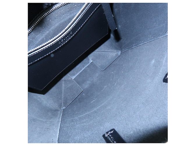 Céline CELINE Borsa 2Way Vertical Cabas in pelle Borsa a mano Borsa a spalla Nero - vista 21