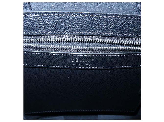 Céline CELINE Borsa 2Way Vertical Cabas in pelle Borsa a mano Borsa a spalla Nero - vista 23