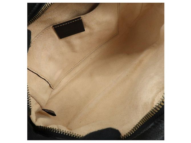 Borsa a spalla e tracolla GUCCI GG Marmont in pelle Nero 447632 - vista 19