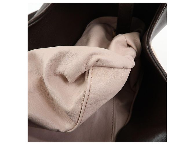 Bulgari Borsa 2Way BVLGARI Chandra in tela e pelle Borsa a mano e a tracolla Ivory Brown - vista 22