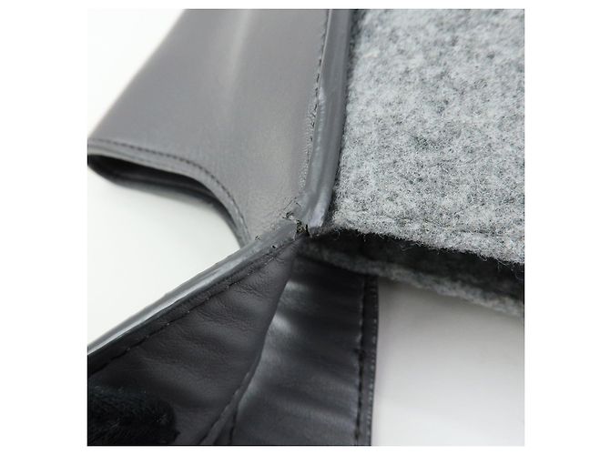 Stella Mc Cartney STELLA MCCARTNEY Borsa Tote in feltro e ecopelle Borsa a tracolla Gray - vista 12