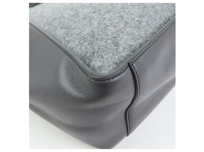 Stella Mc Cartney STELLA MCCARTNEY Borsa Tote in feltro e ecopelle Borsa a tracolla Gray - vista 15