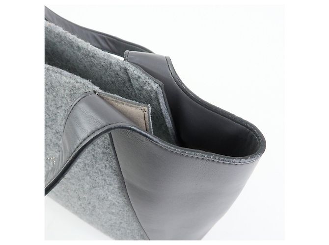 Stella Mc Cartney STELLA MCCARTNEY Borsa Tote in feltro e ecopelle Borsa a tracolla Gray - vista 20