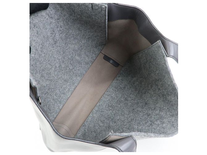Stella Mc Cartney STELLA MCCARTNEY Borsa Tote in feltro e ecopelle Borsa a tracolla Gray - vista 23
