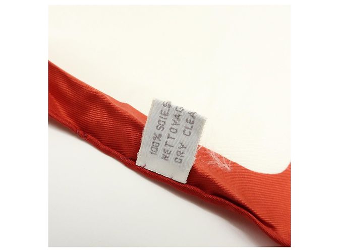 Sciarpa Christian Dior 100％ seta stampa floreale bianco rosso giallo - vista 10