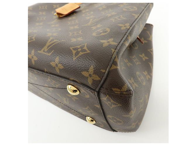 Louis Vuitton Monogram Montaigne MM 2Way Bag Hand Bag Brown M41056 - vista 12