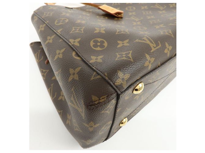 Louis Vuitton Monogram Montaigne MM 2Way Bag Hand Bag Brown M41056 - vista 13