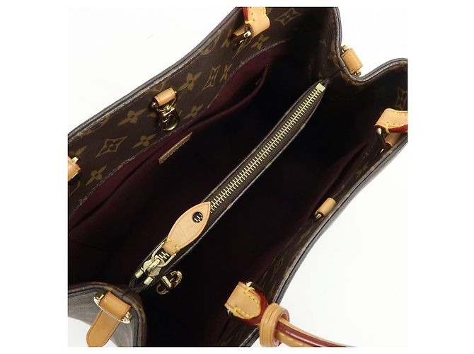 Louis Vuitton Monogram Montaigne MM 2Way Bag Hand Bag Brown M41056 - vista 18
