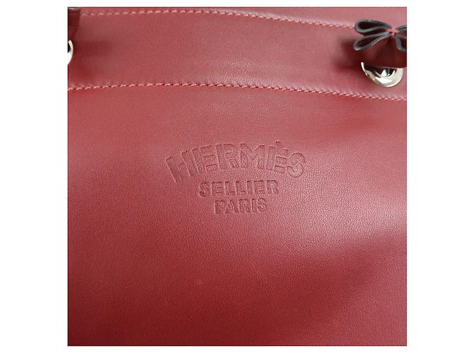 Hermès HERMES Sac Aline Mini Veau Swift Shoulder Bag C Stamped Rouge H - vista 18