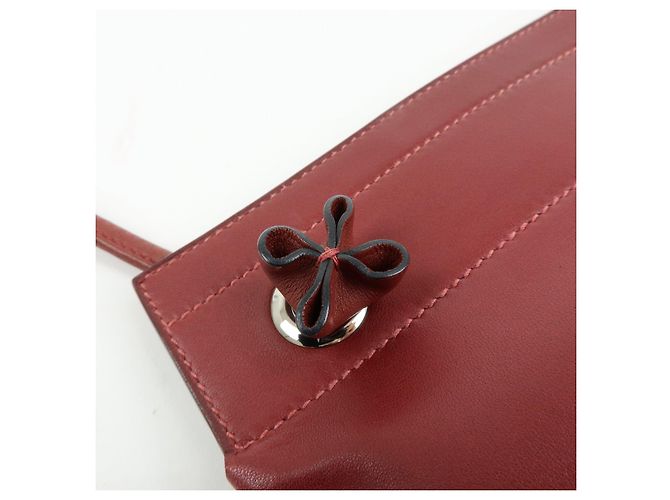 Hermès HERMES Sac Aline Mini Veau Swift Shoulder Bag C Stamped Rouge H - vista 19