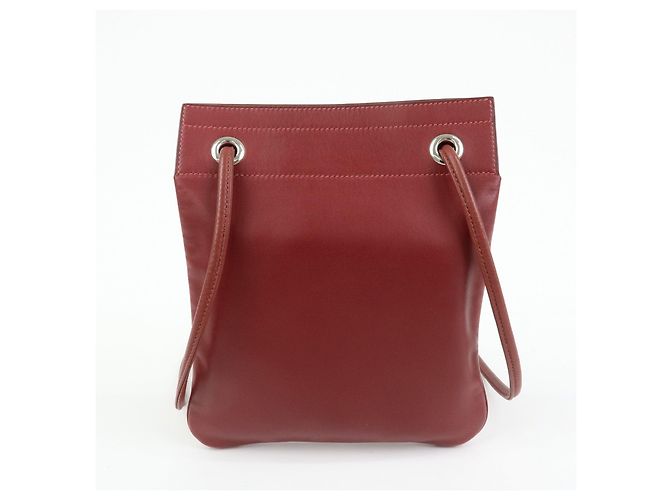 Hermès HERMES Sac Aline Mini Veau Swift Shoulder Bag C Stamped Rouge H - vista 2