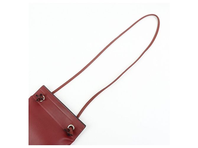 Hermès HERMES Sac Aline Mini Veau Swift Shoulder Bag C Stamped Rouge H - vista 6