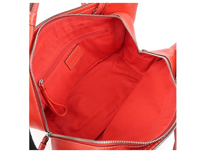 LOEWE Borsa Tote Anagram in pelle Borsa a mano Borsa a tracolla Rossa - vista 22