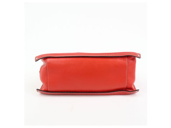 LOEWE Borsa Tote Anagram in pelle Borsa a mano Borsa a tracolla Rossa - vista 5