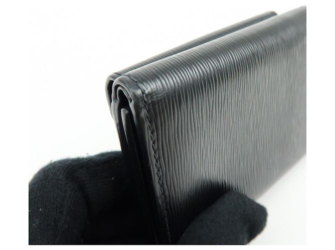 Cartera compacta tríptico PRADA Vitello Move de piel Negra 1MH021 - vista 13