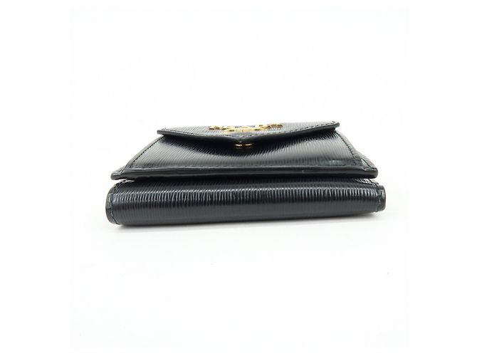 Cartera compacta tríptico PRADA Vitello Move de piel Negra 1MH021 - vista 5