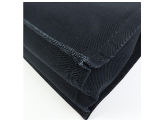 Autre Marque SAINT LAURENT PARIS Borsa Tote Rive Gauche in tela e pelle Nera 632539 - vista 15