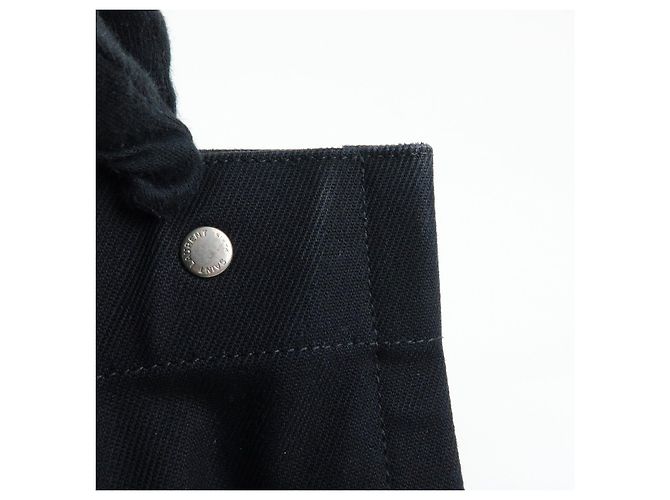 Autre Marque SAINT LAURENT PARIS Borsa Tote Rive Gauche in tela e pelle Nera 632539 - vista 16
