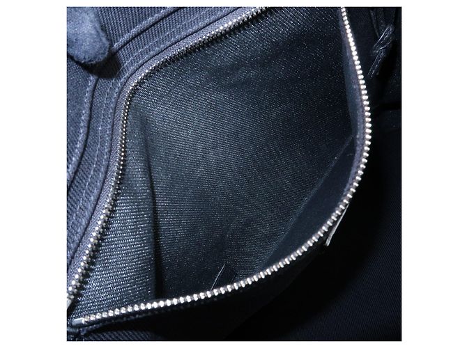 Autre Marque SAINT LAURENT PARIS Borsa Tote Rive Gauche in tela e pelle Nera 632539 - vista 20