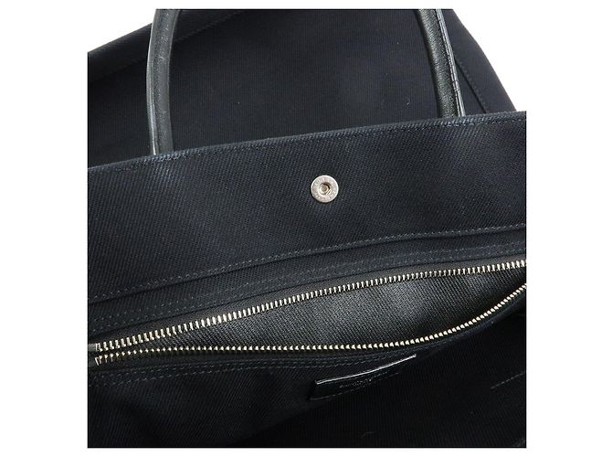 Autre Marque SAINT LAURENT PARIS Borsa Tote Rive Gauche in tela e pelle Nera 632539 - vista 21