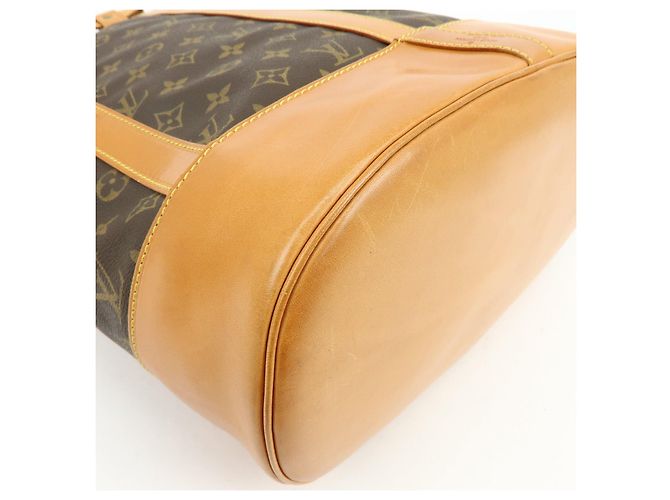 Borsa a tracolla Louis Vuitton Monogram Randonnee GM Brown M42244 - vista 10