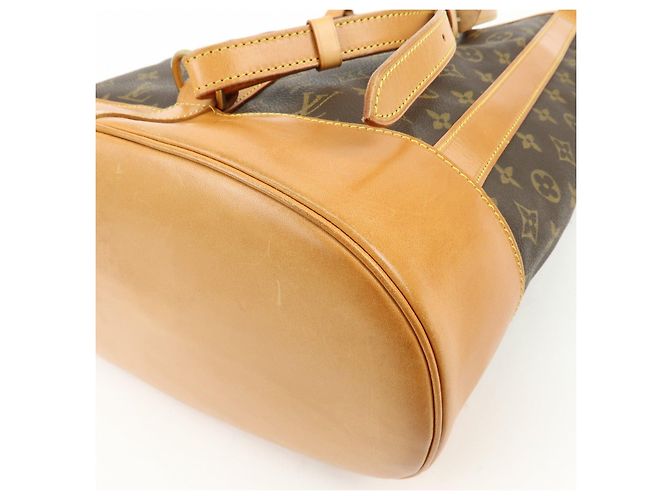Borsa a tracolla Louis Vuitton Monogram Randonnee GM Brown M42244 - vista 13